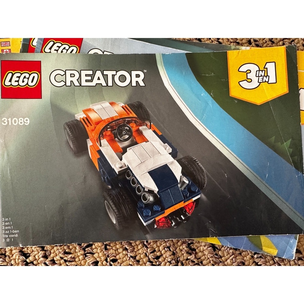 LEGO CREATOR: Sunset Track Racer (31089) Retired Incomplete - Picture 1 of 10